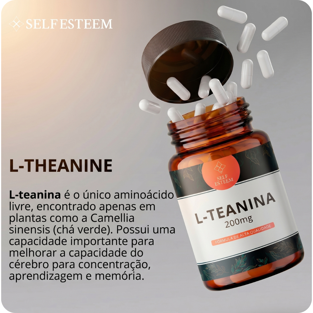 L-Teanina 200mg 60 Cápsulas