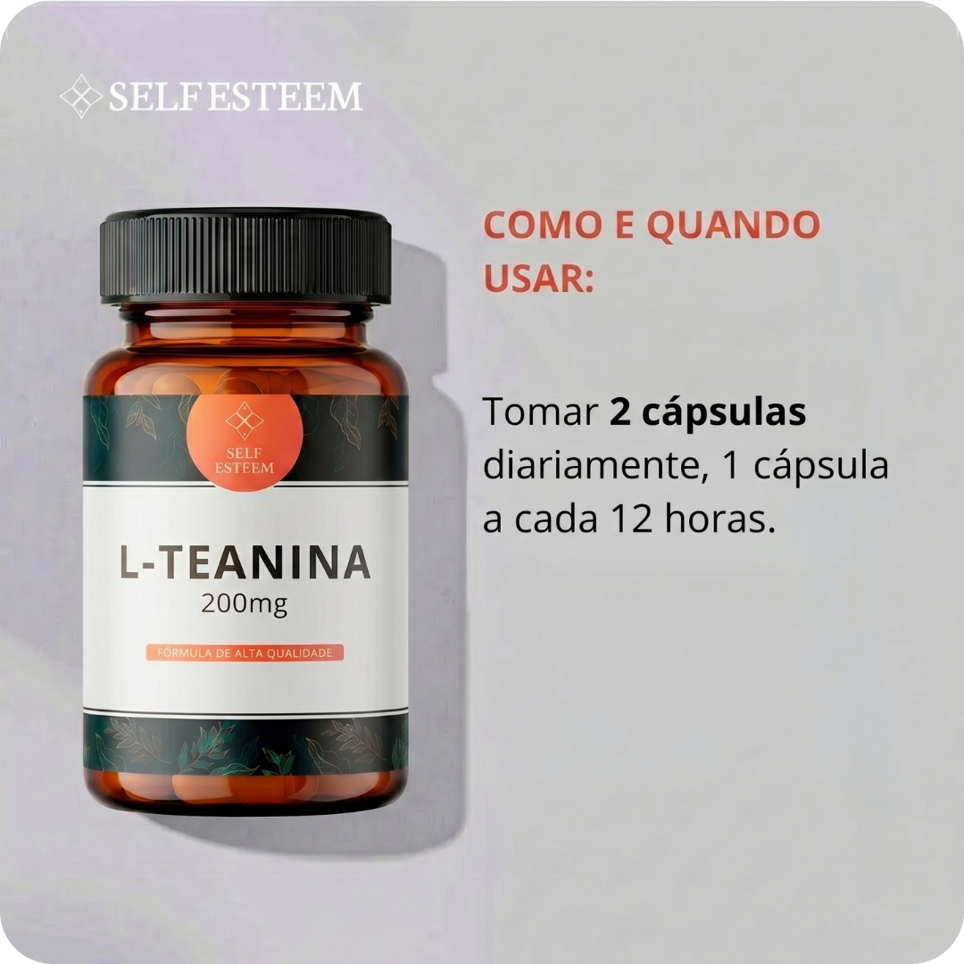 L-Teanina 200mg 60 Cápsulas