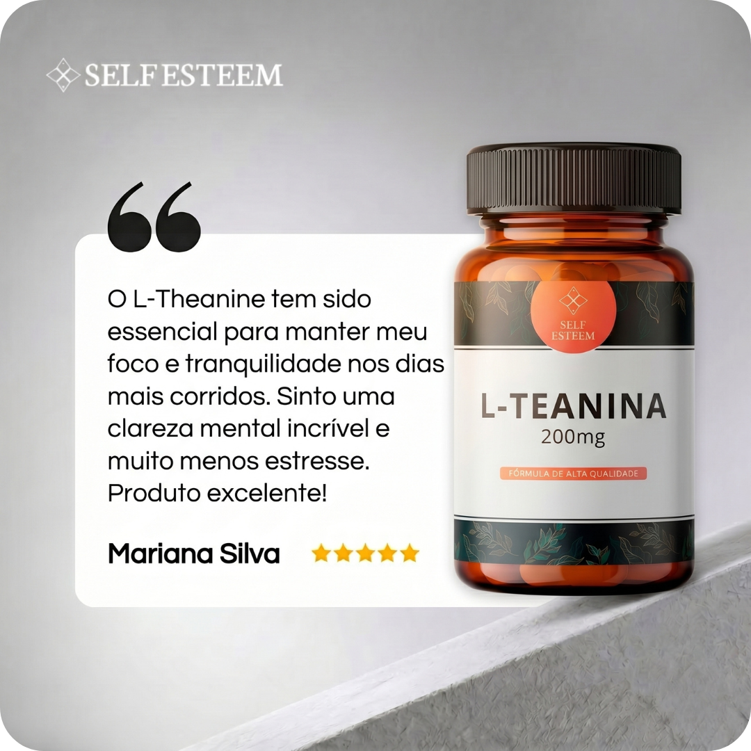L-Teanina 200mg 60 Cápsulas