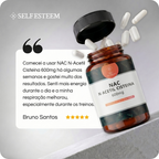NAC N-acetilcisteína 600mg 60 Cápsulas