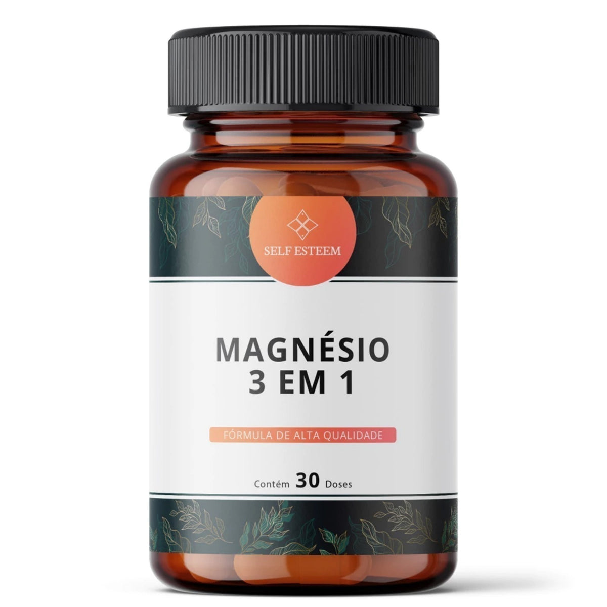 Embalagem de Magnésio 3 em 1 30 doses da SelfEsteem