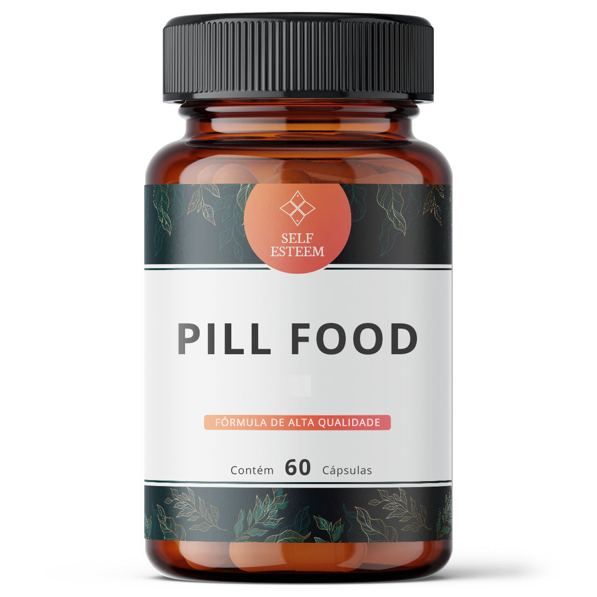 Embalagem de Pill Food 60 Cápsulas da SelfEsteem