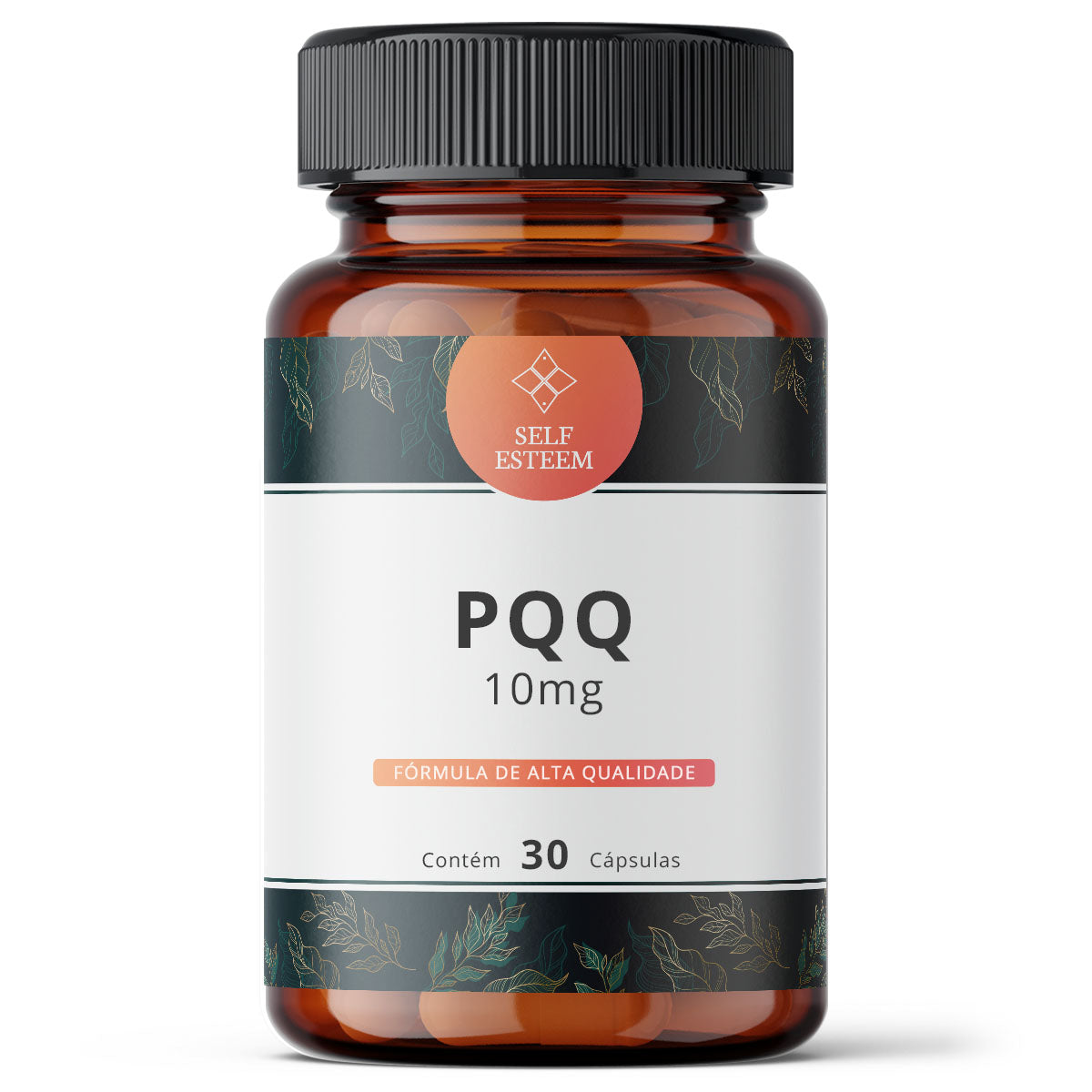 Embalagem de PQQ Pirroloquinolina Quinona 10mg 30 Cápsulas da SelfEsteem