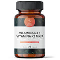 Embalagem de Vitamina D3 + Vitamina K2 MK-7 30 Cápsulas da SelfEsteem